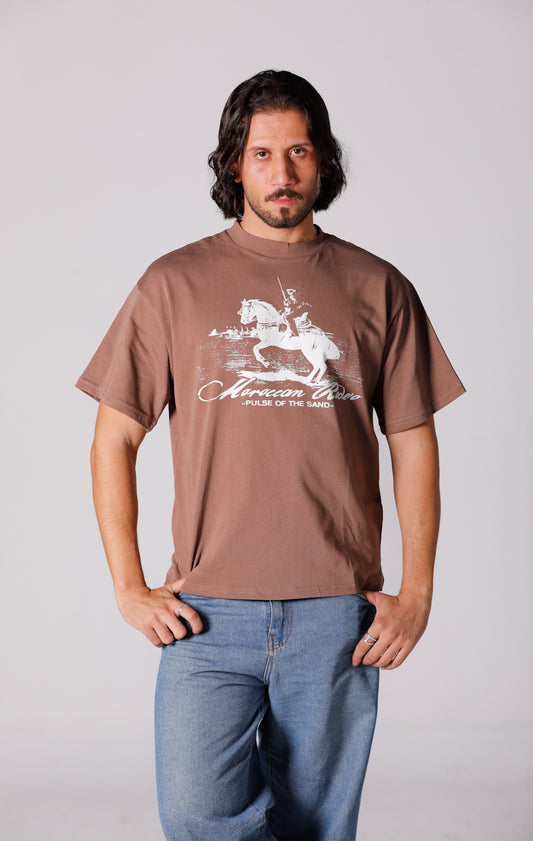 Moroccan Rodeo T-Shirt - Brown Edition